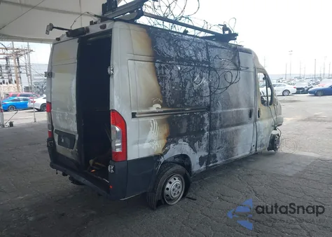 2021 Ram Promaster 2500 High Roof 136 Wb from USA, damaged, VIN 3C6ERVCG7ME500596